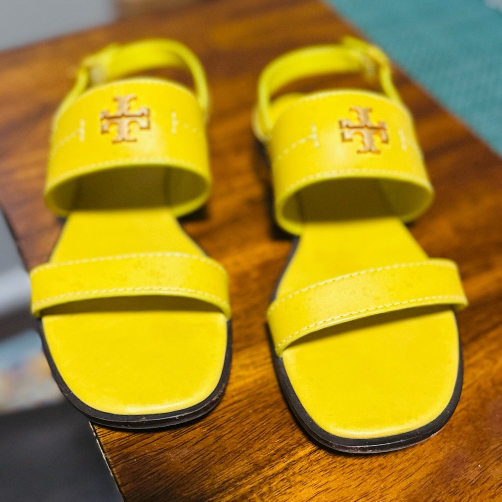 Tory Burch Yellow Sandals - Picture 3 of 4